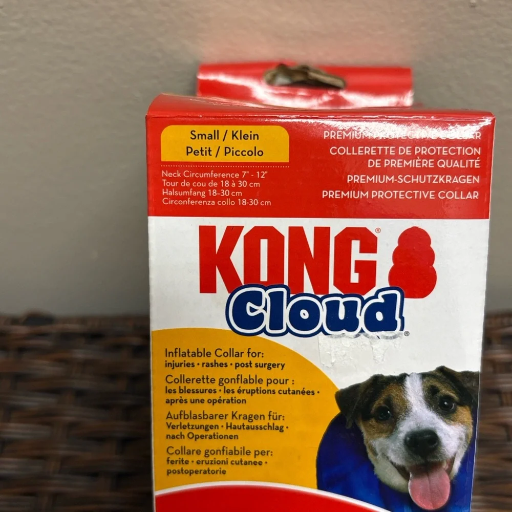 KONG Cloud Protective Dog Collar - Blue Size Small